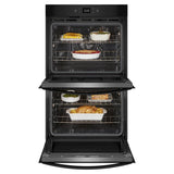 Whirlpool  8.6 Total Cu. Ft. Double Wall Oven with Air Fry When Connected - Black (WOED5027LB)
