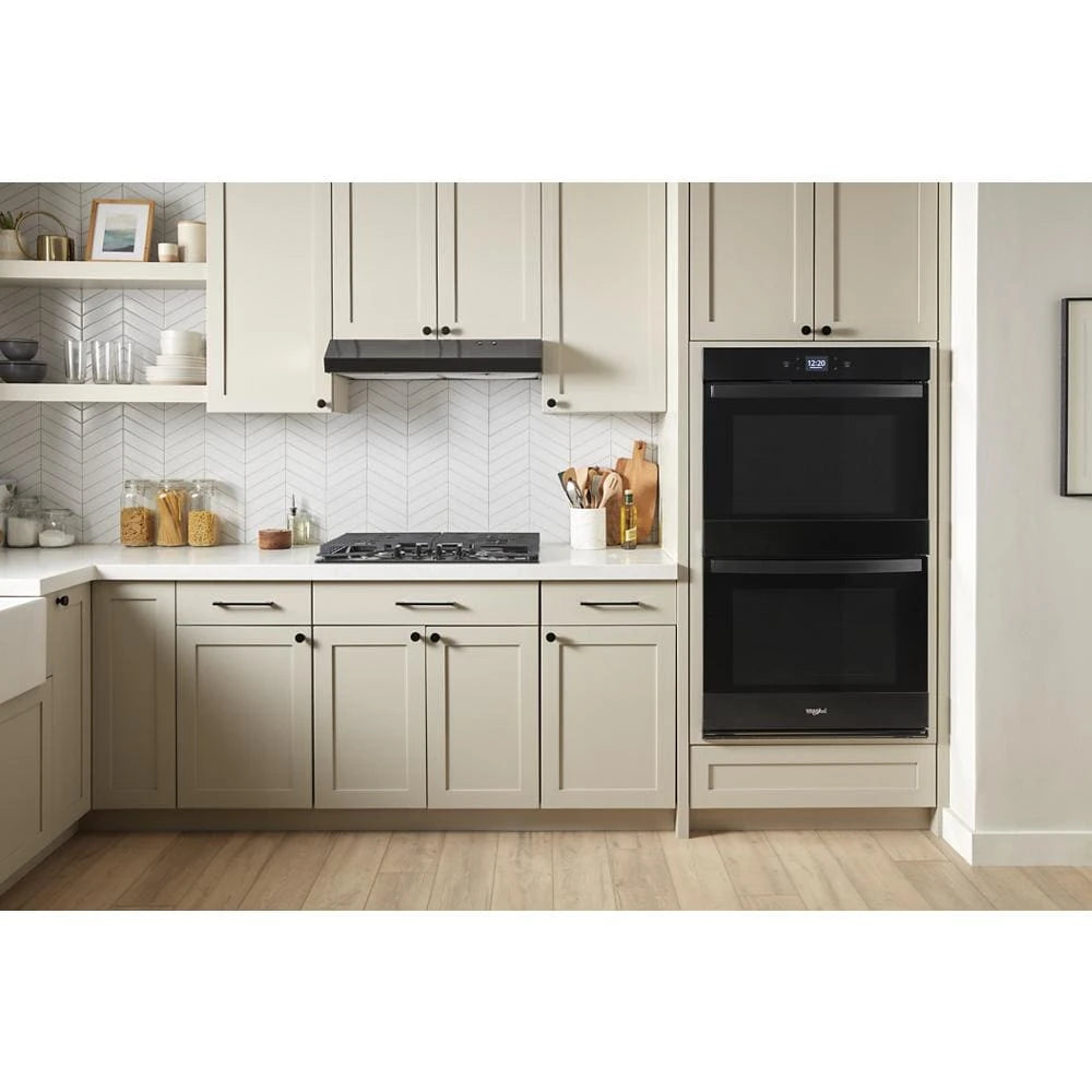 Whirlpool  8.6 Total Cu. Ft. Double Wall Oven with Air Fry When Connected - Black (WOED5027LB)