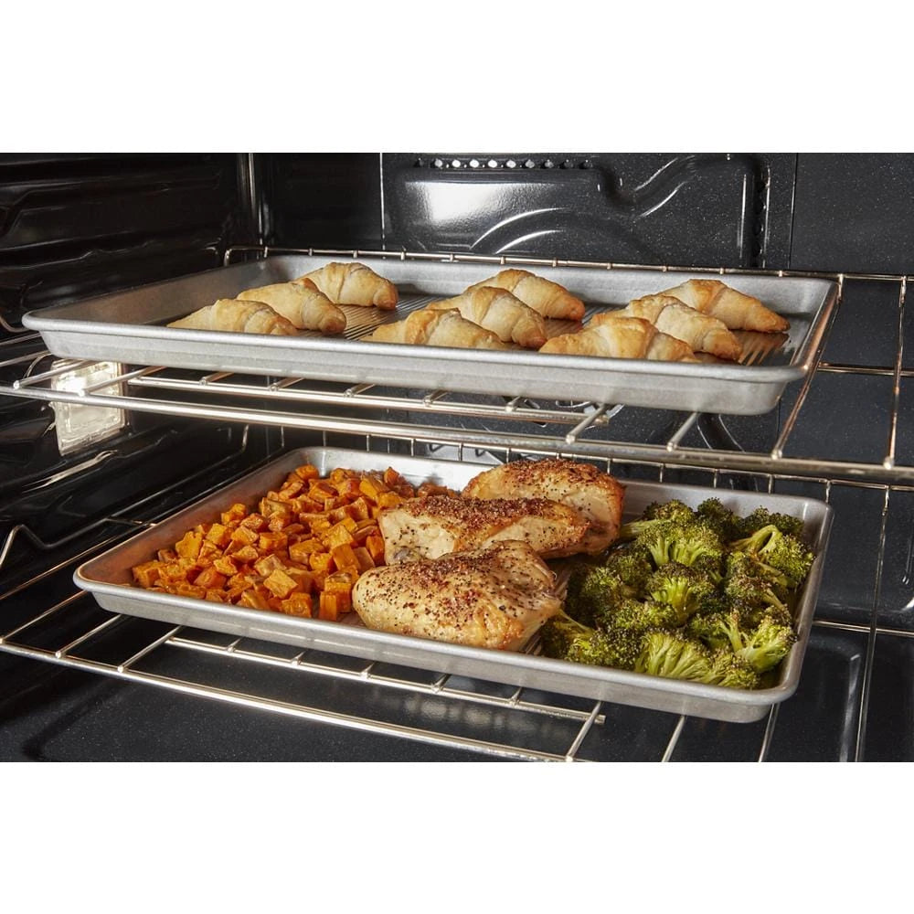 WHIRLPOOL  8.6 Total Cu. Ft. Double Wall Oven with Air Fry When Connected - Black (WOED5027LB)