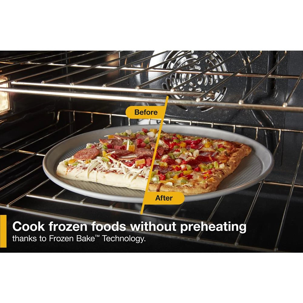 WHIRLPOOL  8.6 Total Cu. Ft. Double Wall Oven with Air Fry When Connected - Black (WOED5027LB)