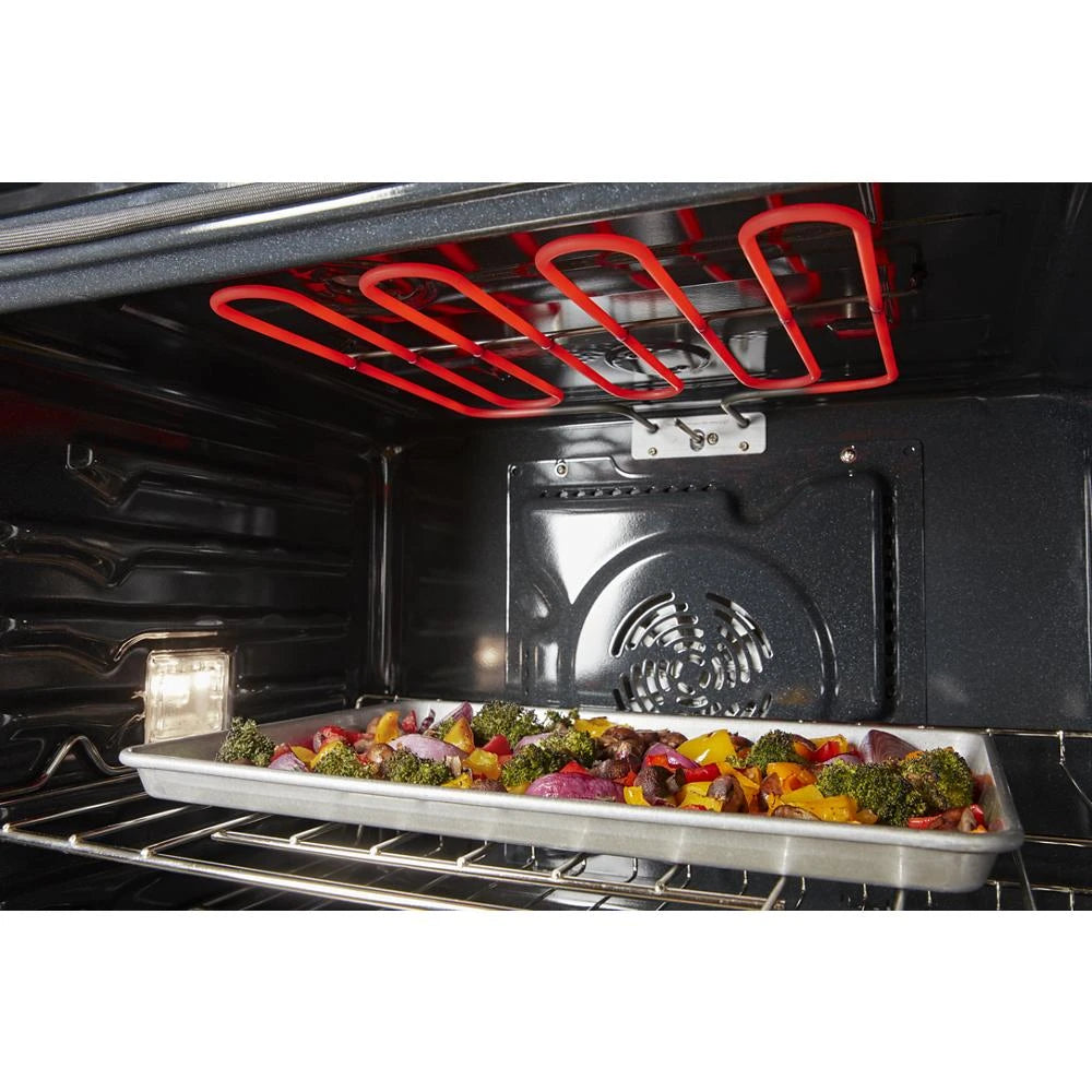 WHIRLPOOL  8.6 Total Cu. Ft. Double Wall Oven with Air Fry When Connected - Black (WOED5027LB)