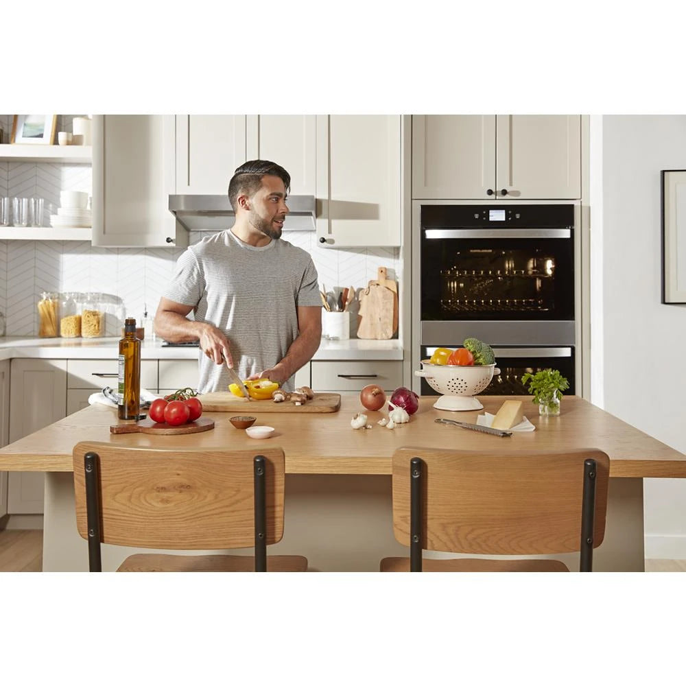 Whirlpool  8.6 Total Cu. Ft. Double Wall Oven with Air Fry When Connected - Black (WOED5027LB)