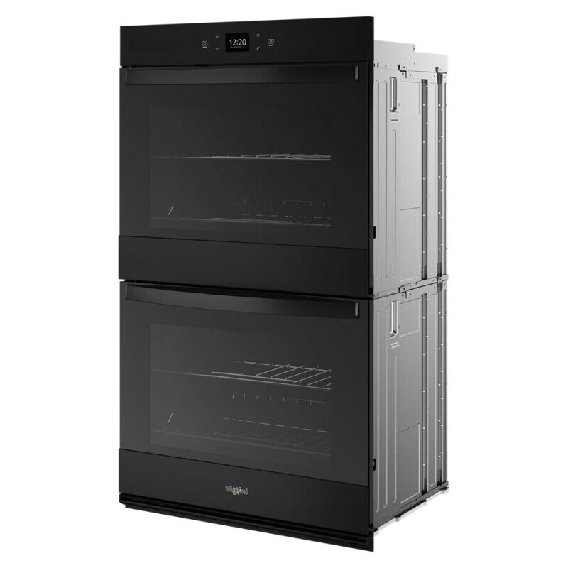 Whirlpool 8.6 Total Cu. Ft. Double Wall Oven with Air Fry When Connected - Black (WOED5027LB)