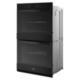 Whirlpool 8.6 Total Cu. Ft. Double Wall Oven with Air Fry When Connected - Black (WOED5027LB)