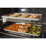 Whirlpool 8.6 Total Cu. Ft. Double Wall Oven with Air Fry When Connected - Black (WOED5027LB)