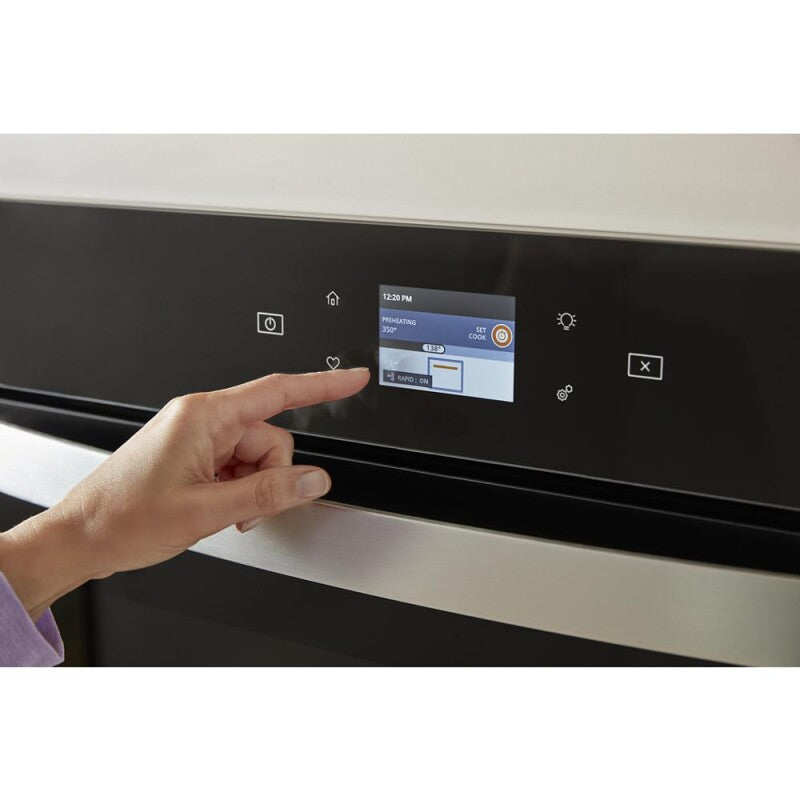 Whirlpool 8.6 Total Cu. Ft. Double Wall Oven with Air Fry When Connected - Black (WOED5027LB)