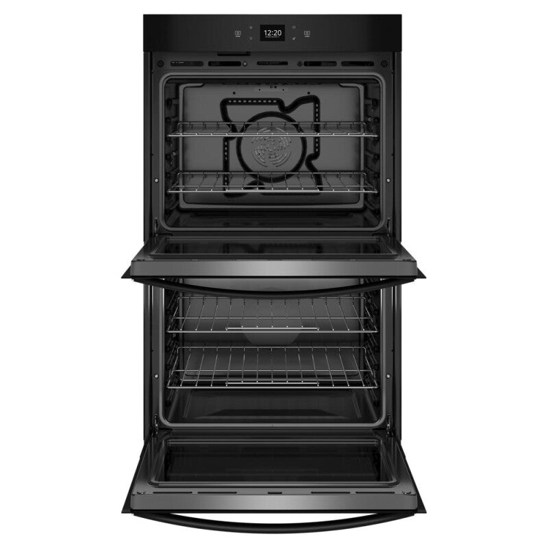 Whirlpool 8.6 Total Cu. Ft. Double Wall Oven with Air Fry When Connected - Black (WOED5027LB)