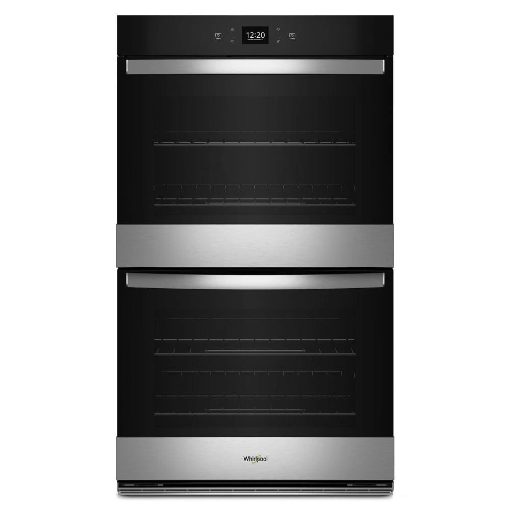 WHIRLPOOL  10.0 Total Cu. Ft. Double Wall Oven with Air Fry When Connected - Fingerprint Resistant Stainless Steel (WOED5030LZ)