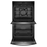 WHIRLPOOL  10.0 Total Cu. Ft. Double Wall Oven with Air Fry When Connected - Fingerprint Resistant Stainless Steel (WOED5030LZ)