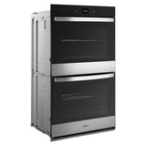 WHIRLPOOL  10.0 Total Cu. Ft. Double Wall Oven with Air Fry When Connected - Fingerprint Resistant Stainless Steel (WOED5030LZ)