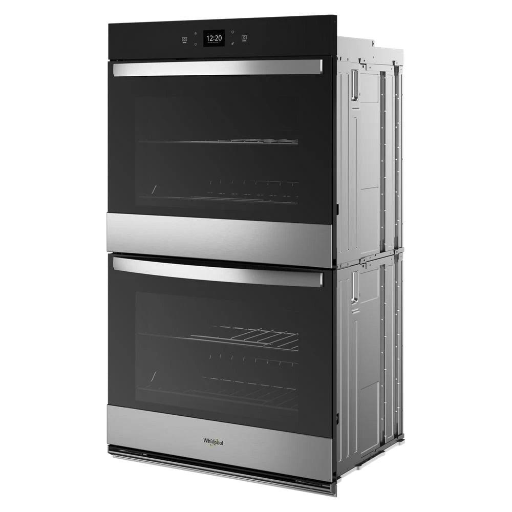 WHIRLPOOL  10.0 Total Cu. Ft. Double Wall Oven with Air Fry When Connected - Fingerprint Resistant Stainless Steel (WOED5030LZ)