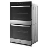 Whirlpool 10.0 Total Cu. Ft. Double Wall Oven with Air Fry When Connected - Fingerprint Resistant Stainless Steel (WOED5030LZ)