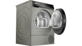 BOSCH  800 Series Heat Pump Dryer - Pearl Steel (WQB245AXUC)