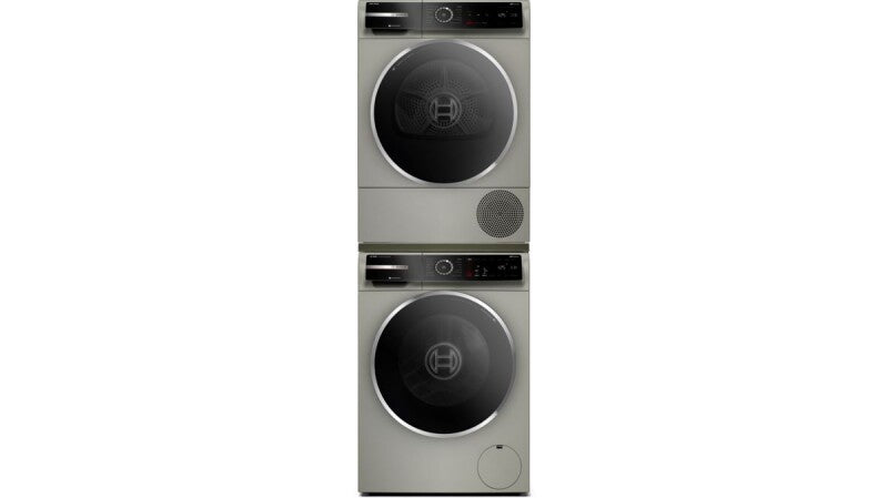 Bosch 800 Series Heat Pump Dryer - Pearl Steel (WQB245AXUC)