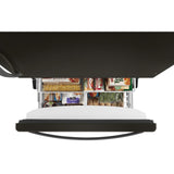 Whirlpool 33-inch wide Bottom-Freezer Refrigerator - 22 cu. ft. - Black Stainless (WRB322DMHV)