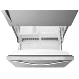WHIRLPOOL  30-inches wide Bottom-Freezer Refrigerator with SpillGuard™ Glass Shelves - 18.7 cu. ft. - Monochromatic Stainless Steel (WRB329DMBM)