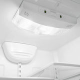 Whirlpool  30-inches wide Bottom-Freezer Refrigerator with SpillGuard™ Glass Shelves - 18.7 cu. ft. - White-on-White (WRB329DMBW)