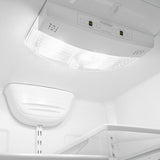 Whirlpool 30-inches wide Bottom-Freezer Refrigerator with SpillGuard™ Glass Shelves - 18.7 cu. ft. - White-on-White (WRB329DMBW)