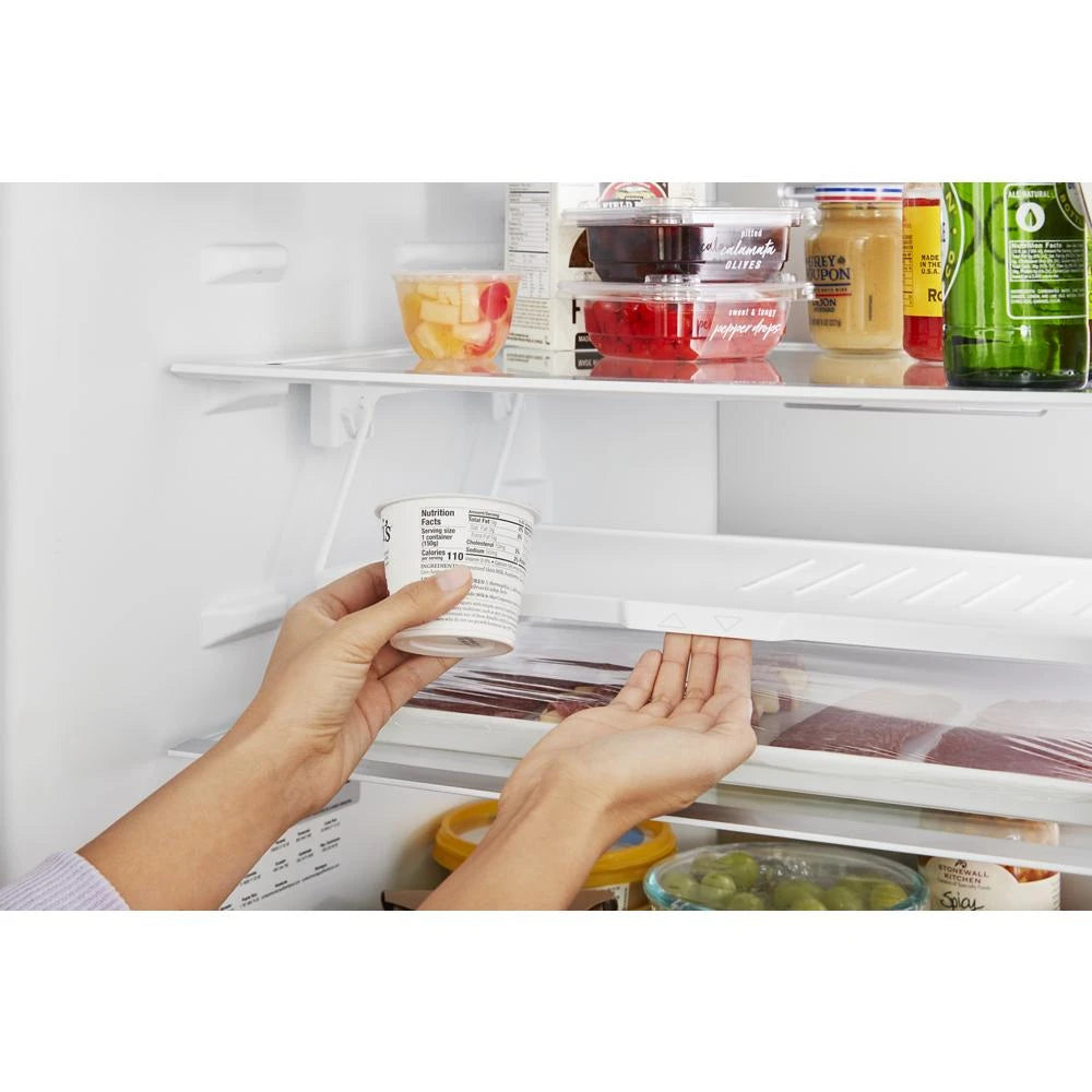 Whirlpool  24-inch Wide Garage-Ready Bottom-Freezer Refrigerator - 12.9 cu. ft. - Fingerprint-Resistant Stainless Finish (WRB543CMJZ)