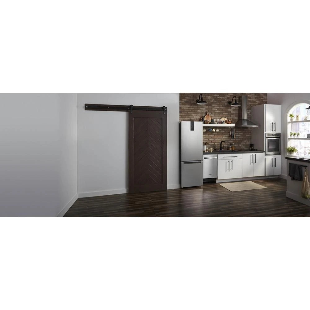 WHIRLPOOL  24-inch Wide Garage-Ready Bottom-Freezer Refrigerator - 12.9 cu. ft. - Fingerprint-Resistant Stainless Finish (WRB543CMJZ)