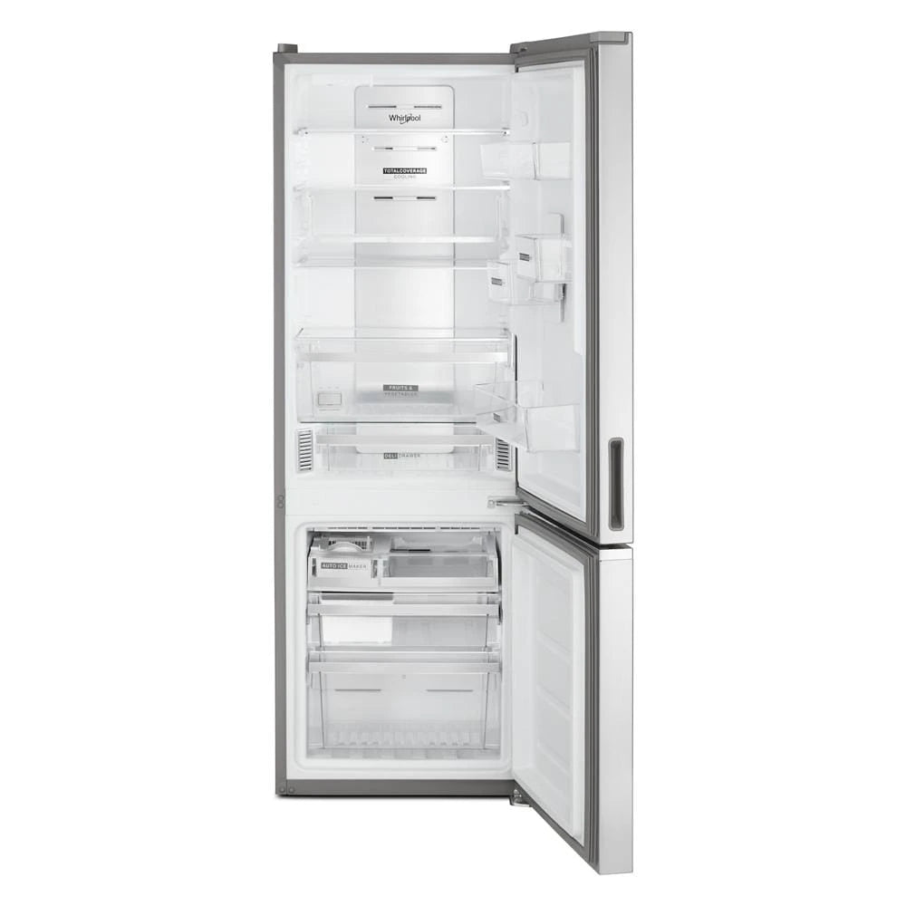 WHIRLPOOL  24-inch Wide Garage-Ready Bottom-Freezer Refrigerator - 12.9 cu. ft. - Fingerprint-Resistant Stainless Finish (WRB543CMJZ)