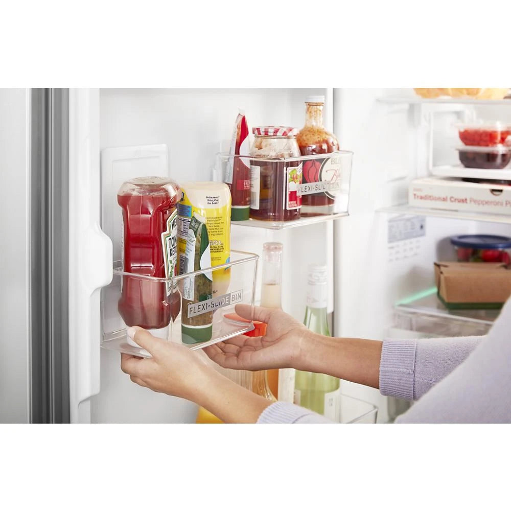 WHIRLPOOL  24-inch Wide Garage-Ready Bottom-Freezer Refrigerator - 12.9 cu. ft. - Fingerprint-Resistant Stainless Finish (WRB543CMJZ)
