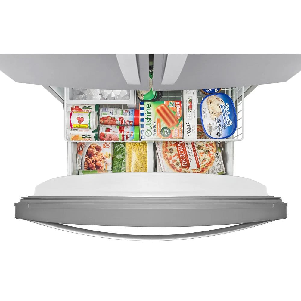 Whirlpool  36-inch Wide French Door Refrigerator with Water Dispenser - 25 cu. ft. - Fingerprint Resistant Stainless Steel (WRF535SWHZ)