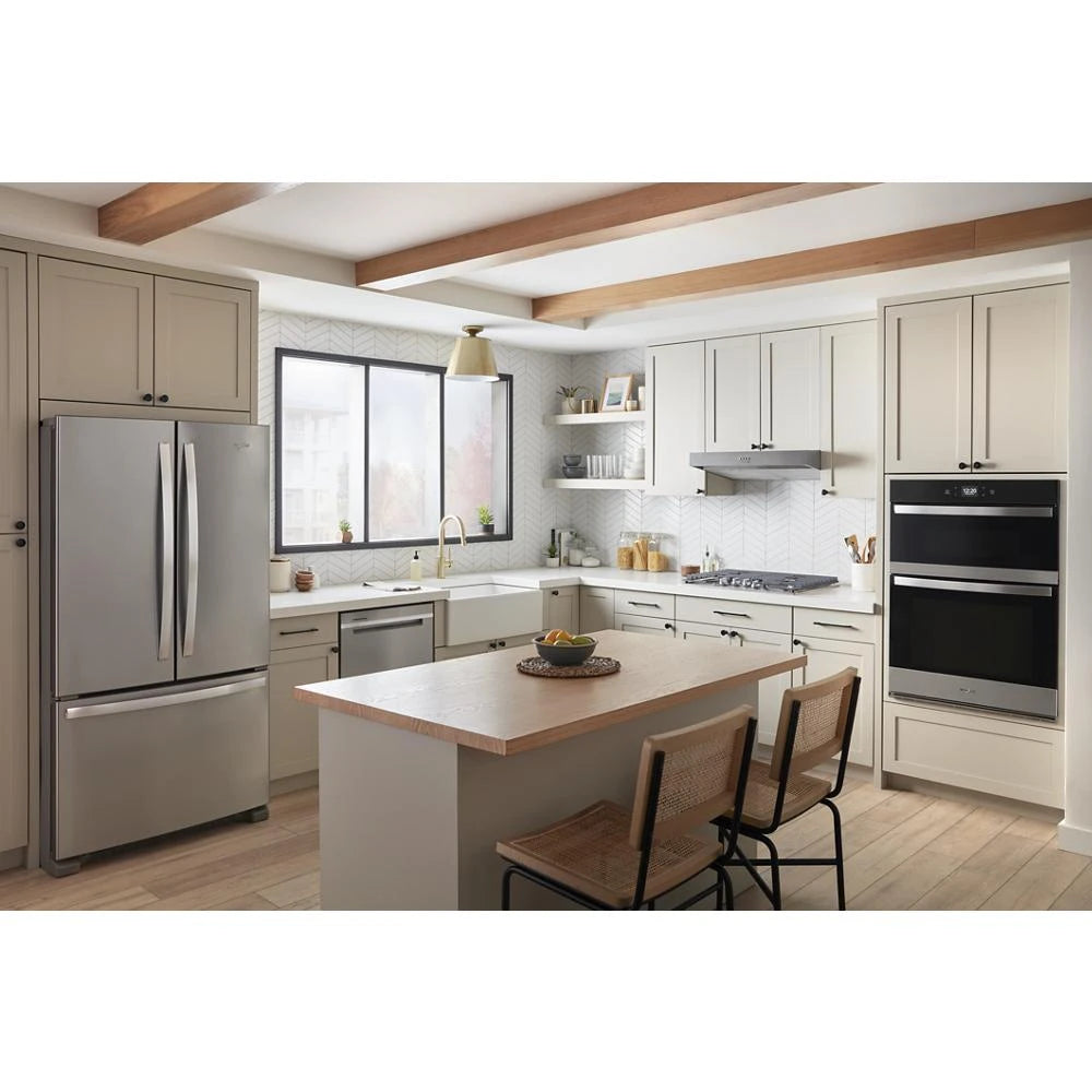 Whirlpool  36-inch Wide French Door Refrigerator with Water Dispenser - 25 cu. ft. - Fingerprint Resistant Stainless Steel (WRF535SWHZ)
