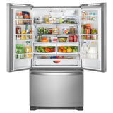 WHIRLPOOL 36-inch Wide French Door Refrigerator with Water Dispenser - 25 cu. ft. - Fingerprint Resistant Stainless Steel (WRF535SWHZ)