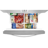WHIRLPOOL  WHIRLPOOL REFER BTM 36" FRENCH DR W/ DISP - Fingerprint Resistant Stainless Steel (WRF555SDFZ)