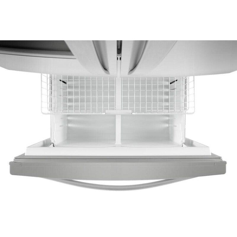 WHIRLPOOL 36-inch Wide French Door Refrigerator - 25 cu. ft. - Fingerprint Resistant Stainless Steel (WRF555SDFZ)