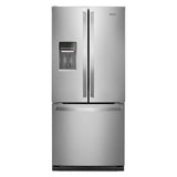 WHIRLPOOL  30-inch Wide French Door Refrigerator - 20 cu. ft. - Fingerprint Resistant Stainless Steel (WRF560SEHZ)