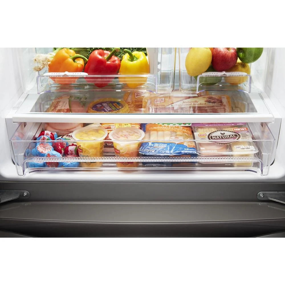 WHIRLPOOL  30-inch Wide French Door Refrigerator - 20 cu. ft. - Fingerprint Resistant Stainless Steel (WRF560SEHZ)