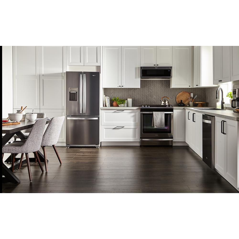 Whirlpool 30-inch Wide French Door Refrigerator - 20 cu. ft. - Fingerprint Resistant Stainless Steel (WRF560SEHZ)