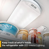 Whirlpool 36-Inch Wide Full-Depth French Door Bottom Mount Refrigerator - 25 cu. ft. - Print Resist Black Stainless (WRFF3236RV)