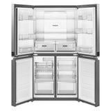 WHIRLPOOL  36-inch Wide Counter Depth 4 Door Refrigerator - 19.4 cu. ft. - Fingerprint-Resistant Stainless Finish (WRQA59CNKZ)
