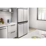 WHIRLPOOL  36-inch Wide Counter Depth 4 Door Refrigerator - 19.4 cu. ft. - Fingerprint-Resistant Stainless Finish (WRQA59CNKZ)