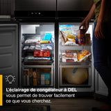 WHIRLPOOL  36-inch Wide Counter Depth 4 Door Refrigerator - 19.4 cu. ft. - Fingerprint-Resistant Stainless Finish (WRQA59CNKZ)