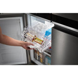 WHIRLPOOL  36-inch Wide Counter Depth 4 Door Refrigerator - 19.4 cu. ft. - Fingerprint-Resistant Stainless Finish (WRQA59CNKZ)