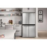 WHIRLPOOL  36-inch Wide Counter Depth 4 Door Refrigerator - 19.4 cu. ft. - Fingerprint-Resistant Stainless Finish (WRQA59CNKZ)