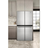 WHIRLPOOL  36-inch Wide Counter Depth 4 Door Refrigerator - 19.4 cu. ft. - Fingerprint-Resistant Stainless Finish (WRQA59CNKZ)