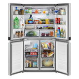 WHIRLPOOL 36-inch Wide Counter Depth 4 Door Refrigerator - 19.4 cu. ft. - Fingerprint-Resistant Stainless Finish (WRQA59CNKZ)