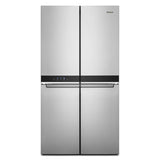 WHIRLPOOL 36-inch Wide Counter Depth 4 Door Refrigerator - 19.4 cu. ft. - Fingerprint-Resistant Stainless Finish (WRQA59CNKZ)