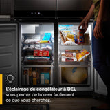 Whirlpool 36-inch Wide Counter Depth 4 Door Refrigerator - 19.4 cu. ft. - Fingerprint-Resistant Stainless Finish (WRQA59CNKZ)