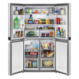 Whirlpool 36-inch Wide Counter Depth 4 Door Refrigerator - 19.4 cu. ft. - Fingerprint-Resistant Stainless Finish (WRQA59CNKZ)