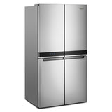 Whirlpool 36-inch Wide Counter Depth 4 Door Refrigerator - 19.4 cu. ft. - Fingerprint-Resistant Stainless Finish (WRQA59CNKZ)