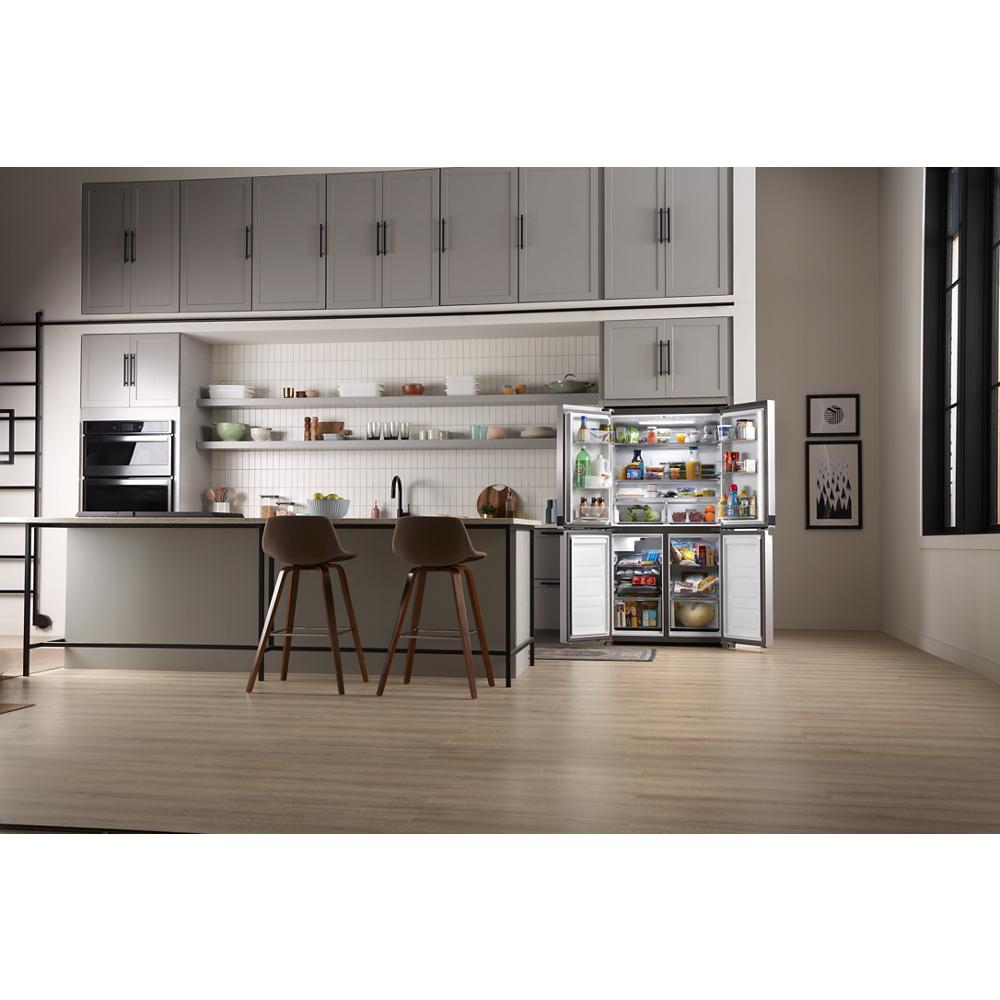 Whirlpool 36-inch Wide Counter Depth 4 Door Refrigerator - 19.4 cu. ft. - Fingerprint-Resistant Stainless Finish (WRQA59CNKZ)