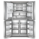 WHIRLPOOL  36-Inch Counter Depth 4 Door Refrigerator with Ice Maker in Door - Fingerprint Resistant Stainless Steel (WRQC7836RZ)