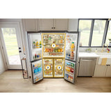 WHIRLPOOL  36-Inch Counter Depth 4 Door Refrigerator with Ice Maker in Door - Fingerprint Resistant Stainless Steel (WRQC7836RZ)
