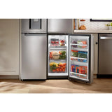 WHIRLPOOL  36-Inch Counter Depth 4 Door Refrigerator with Ice Maker in Door - Fingerprint Resistant Stainless Steel (WRQC7836RZ)